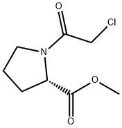 METHYL 1-(CHLOROACETYL)PROLINATE Structure