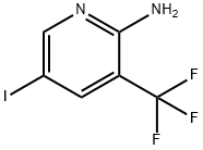 5-碘-3-(三氟甲基)吡啶-2-胺, 911112-05-5, 结构式