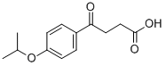 4-OXO-4-(4-ISOPROPOXYPHENYL)BUTYRIC ACID Struktur