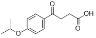 4-OXO-4-(4-ISOPROPOXYPHENYL)BUTYRIC ACID 结构式