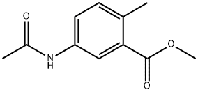methyl 5-acetamido-2-methyl-benzoate 化学構造式