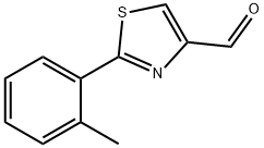 2-O-TOLYL-THIAZOLE-4-CARBALDEHYDE Structure