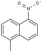 5-ニトロ-1-メチルナフタレン 化学構造式