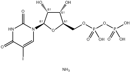 5-Iodouridine-5'-O-diphosphatetrisodiumsalt Structure
