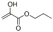2-Propenoic acid, 2-hydroxy-, propyl ester (9CI) Struktur
