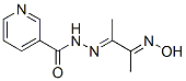 N'-[2-(Hydroxyimino)-1-methylpropylidene]-3-pyridinecarbohydrazide Struktur
