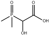 2-methylphosphinoyl-2-hydroxyacetic acid Structure