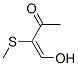 3-Buten-2-one, 4-hydroxy-3-(methylthio)-, (E)- (9CI) Struktur