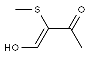 3-Buten-2-one, 4-hydroxy-3-(methylthio)-, (Z)- (9CI) Struktur