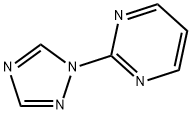 2-(1H-1,2,4-三唑-1-基)嘧啶 结构式