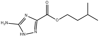 1H-1,2,4-Triazole-3-carboxylicacid,5-amino-,3-methylbutylester(9CI) 结构式