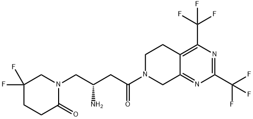 吉格列汀酒石酸盐,911637-19-9,结构式