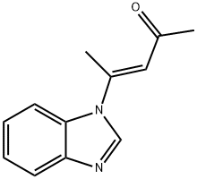 3-Penten-2-one,4-(1H-benzimidazol-1-yl)-,(E)-(9CI) Struktur