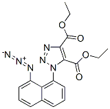 1-(8-Azidonaphthalen-1-yl)-1H-1,2,3-triazole-4,5-dicarboxylic acid diethyl ester 结构式