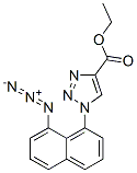 1-(8-Azidonaphthalen-1-yl)-1H-1,2,3-triazole-4-carboxylic acid ethyl ester Structure