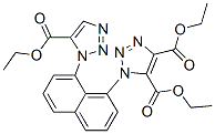 1-[8-[5-(Ethoxycarbonyl)-1H-1,2,3-triazol-1-yl]naphthalen-1-yl]-1H-1,2,3-triazole-4,5-dicarboxylic acid diethyl ester 结构式
