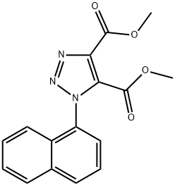 1-(1-Naphtyl)-1H-1,2,3-triazole-4,5-dicarboxylic acid dimethyl ester Struktur