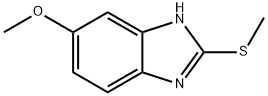 5-METHOXY-2-(METHYLTHIO)BENZIMIDAZOLE Struktur
