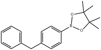 4-Benzylbenzeneboronic acid pinacol ester, 97% Structure