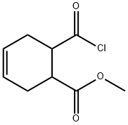 3-Cyclohexene-1-carboxylic acid, 6-(chloroformyl)-, methyl ester (7CI) Structure