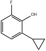 Phenol,  2-cyclopropyl-6-fluoro- Structure