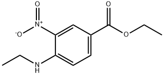 4-乙基氨基-3-硝基-苯甲酸乙酯 结构式