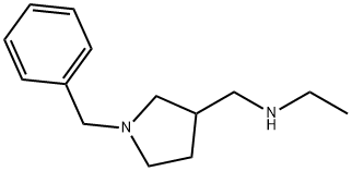 N-乙基-1-(苯基甲基)-3-吡咯烷甲胺 结构式