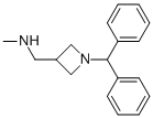 3-(METHYLAMINOMETHYL)-N-BENZHYDRYLAZETIDINE Structure