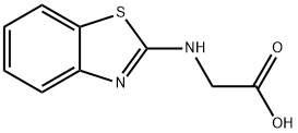 2-[(1,3-苯并噻唑-2-基)氨基]乙酸, 91192-36-8, 结构式