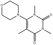 1,3,5-TRIMETHYL-6-MORPHOLINO-URACIL Structure