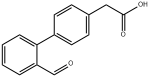 2'-formyl[1,1'-biphenyl]-4-acetic acid Structure