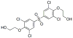 2,2'-[sulphonylbis[(2,6-dichloro-4,1-phenylene)oxy]]bisethanol 结构式