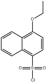 4-エトキシ-1-ナフタレンスルホニルクロリド 化学構造式