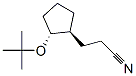 Cyclopentanepropanenitrile, 2-(1,1-dimethylethoxy)-, trans- (9CI),91222-90-1,结构式