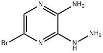 2-AMINO-5-BROMO-3-HYDRAZINOPYRAZINE Struktur