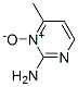 2-Pyrimidinamine, 4-methyl-, 3-oxide (9CI) Structure