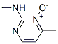 2-Pyrimidinamine, N,4-dimethyl-, 3-oxide (9CI) Structure