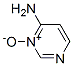4-Pyrimidinamine, 3-oxide (9CI) Structure