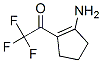 Ethanone,  1-(2-amino-1-cyclopenten-1-yl)-2,2,2-trifluoro- Structure
