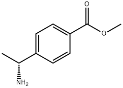 Benzoic acid, 4-[(1R)-1-aminoethyl]-, methyl ester Struktur