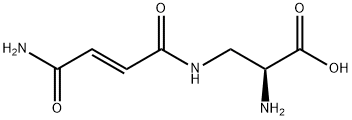 (2S)-2-amino-3-[[(E)-3-carbamoylprop-2-enoyl]amino]propanoic acid Struktur