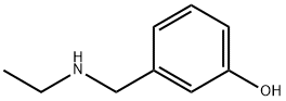 3-[(乙氨基)甲基]苯酚,91239-98-4,结构式