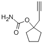 Carbamic acid, 1-(2-propynyl)cyclopentyl ester (6CI,7CI) Struktur