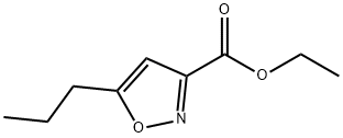 5-丙基异恶唑-3-羧酸乙酯, 91240-31-2, 结构式