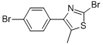 2-BROMO-4-(4-BROMOPHENYL)-5-METHYLTHIAZOLE 结构式