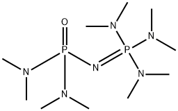 1,1,3,3,3-五(二甲氨基)-1Λ5,3Λ5-二磷腈1-氧化物, 91241-12-2, 结构式