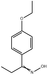 1-(4-エトキシフェニル)-1-プロパノンオキシム 化学構造式
