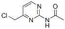 Acetamide,  N-[4-(chloromethyl)-2-pyrimidinyl]- 结构式