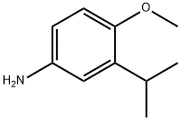 3-异丙基-4-甲氧基苯胺 结构式