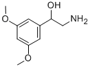 2-ヒドロキシ-2-(3,5-ジメトキシフェニル)エチルアミン 化学構造式